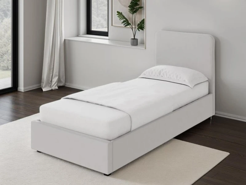 Image of GFW Chiswick Soft Grey Ottoman Bed Frame - 3ft Single
