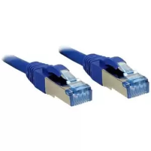 image of LINDY 47151 RJ45 Network cable, patch cable CAT 6A S/FTP 5m Blue