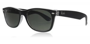 Image of Ray-Ban RB2132 Sunglasses Black / Transparent 6052 58mm