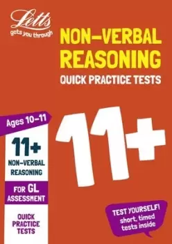Image of 11+ non-verbal reasoning quick practice tests Age 10-11 by