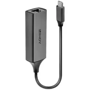 Image of LINDY Network adapter 5 GBit/s USB-C USB 3.1 (Gen 1), Gigabit LAN (1/2.5/5 Gbps) , RJ45