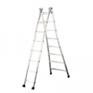 image of Slingsby Transformable Aluminium Ladder 2x6 Rung 328806