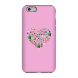 image of Pixel Sprites Heart Phone Case - iPhone 6 - Tough Case - Gloss