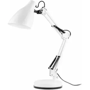 Image of White desk lamp Gru 1 bulb