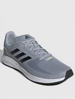 Image of adidas Runfalcon 2.0 - Silver, Size 10, Men