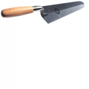 image of CK Tools T527207 Gauging Trowel Carbon Steel Wood Grip 180mm