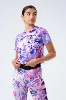 X Nerf Graffiti Crop T-Shirt