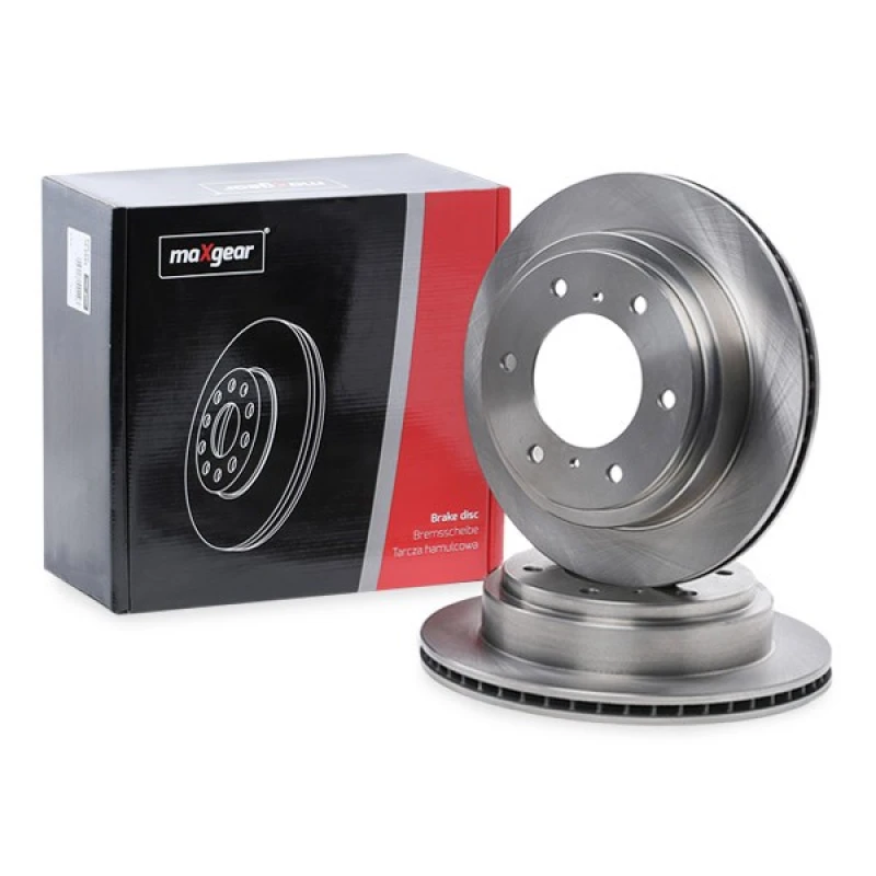 Image of MAXGEAR 19-0949 Brake disc Rear Axle, Vented Brake Disc (82)