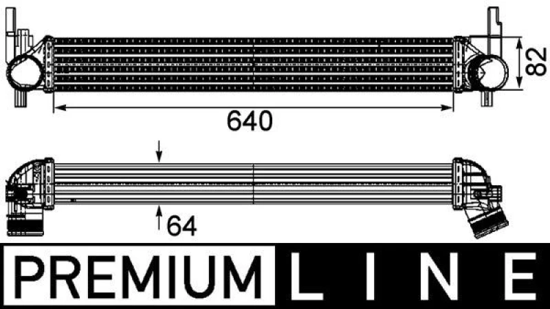 Image of Intercooler MAHLE CI 165 000P
