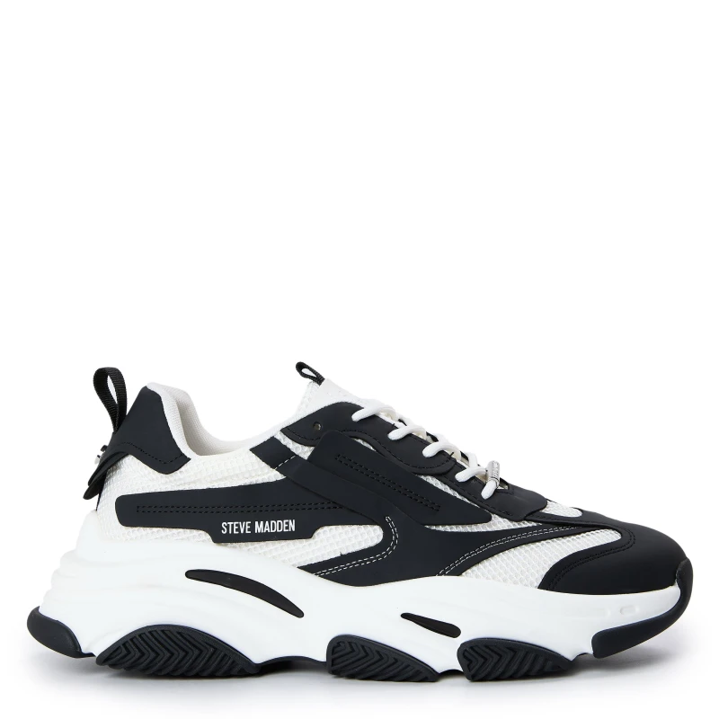 Image of Steve Madden Mens Runners Blk/Wht male 8 (42)