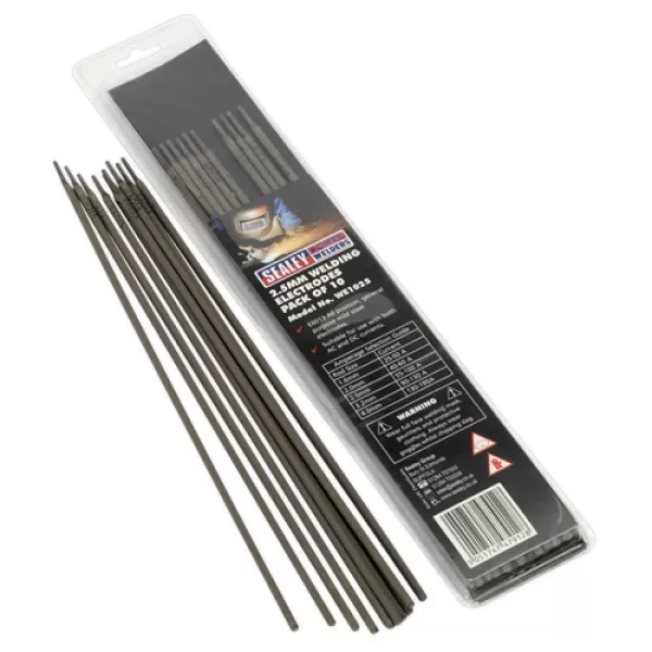 image of Genuine SEALEY WE1025 Welding Electrode &#216;2.5 x 300mm Pack of 10