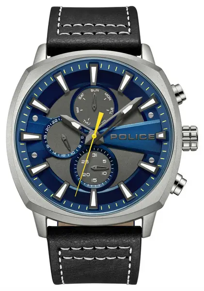 Image of Police PEWJF9003403 TUNEFUL Quartz Multifunction (48mm) Blue Watch