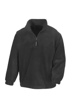 Image of Unlined Active 1/4 Zip Anti-Pilling Fleece Top