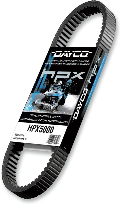 Image of HPX5025 - Dayco High Performance Extreme Drive Belt For Ski-Doo (BRP) GSX800 PTEK 2004-2008 - Black HPX5025