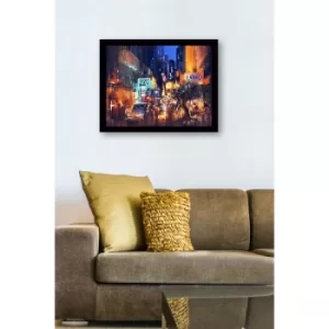 Image of SC0724 Multicolor Decorative Framed MDF Painting