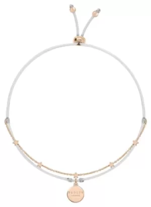 image of Radley Love Radley Light Grey Cord and Rose Gold Jewellery