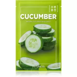 The Saem Natural Mask Sheet Cucumber Moisturising and Revitalising Sheet Mask 21 ml