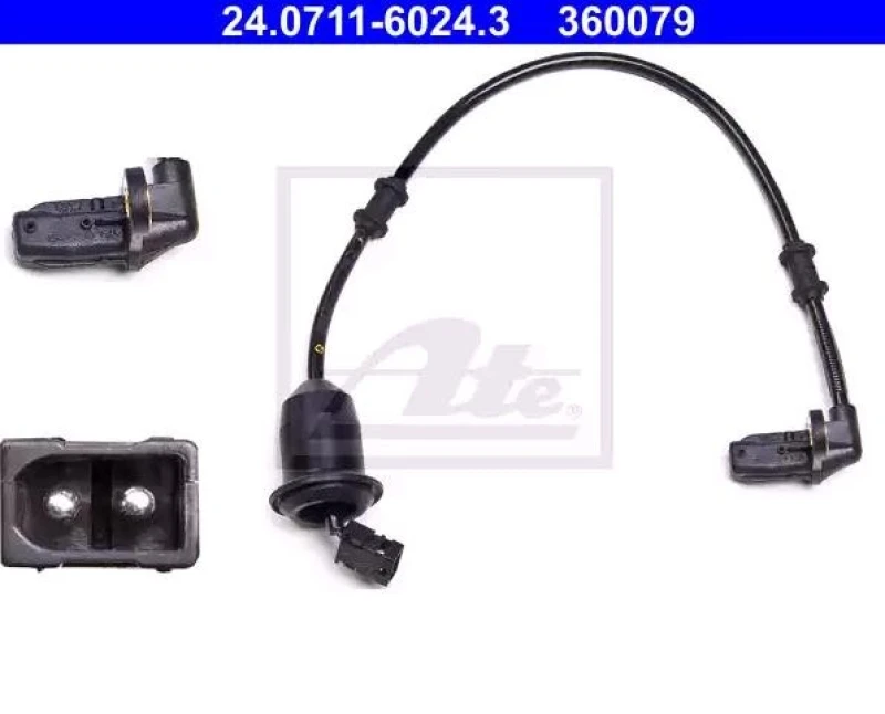 Image of ATE 24.0711-6024.3 ABS Sensor Sensor,wheel speed (412)
