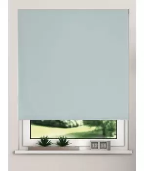 Image of NewEdgeBlinds Blackout Roller Blinds Duck Egg 105cm Width x 165cm Length
