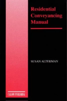 Image of Residential Conveyancing Manual by Susan Alterman Paperback