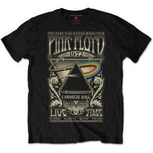 image of Pink Floyd - Carnegie Hall Poster Kids 1 - 2 Years T-Shirt - Black