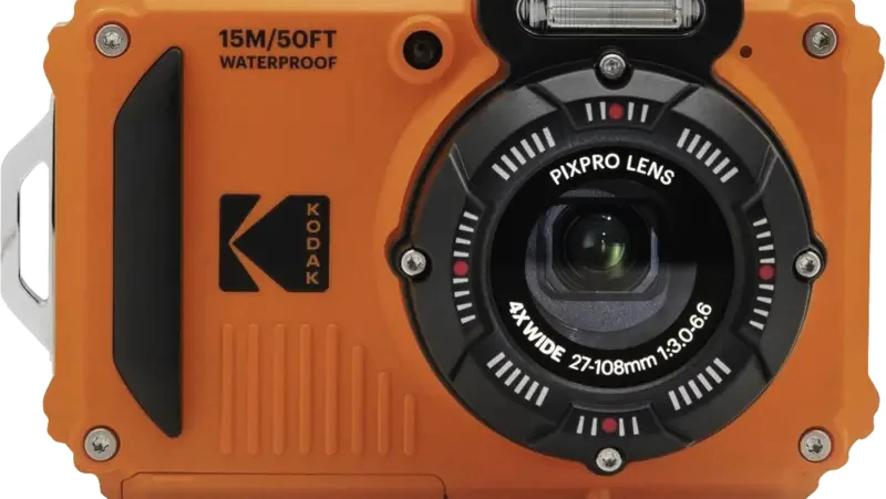 Image of Kodak PIXPRO WPZ2 1/2.3" Compact camera Black. Orange