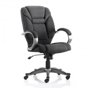 Image of Trexus Galloway Executive Chair With Arms Fabric Black Ref EX000030
