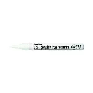 image of Artline EK993 Calligraphy Marker White Pack of 12 EK993 WHI AR86562