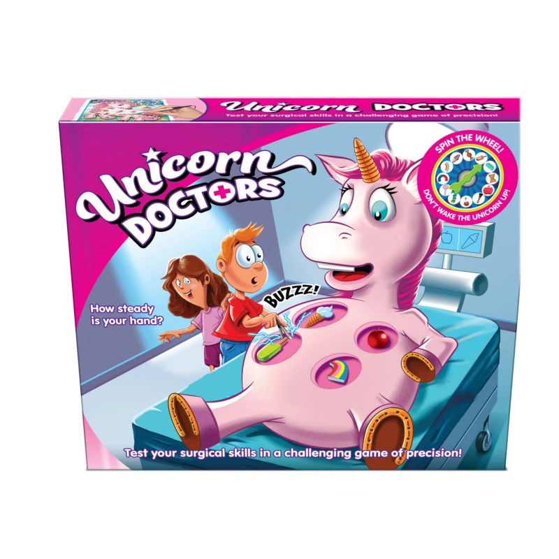 Image of KandyToys Unicorn Doctors Operation Game Pink