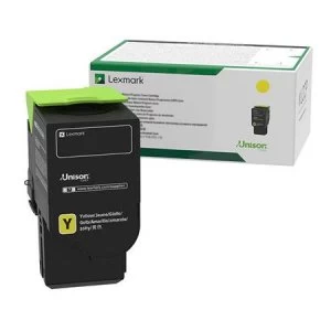Image of Lexmark 78C20Y0 Yellow Laser Toner Ink Cartridge