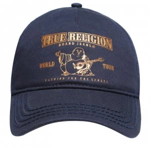 Image of True Religion Buddha Cap - Navy/Gold 4000