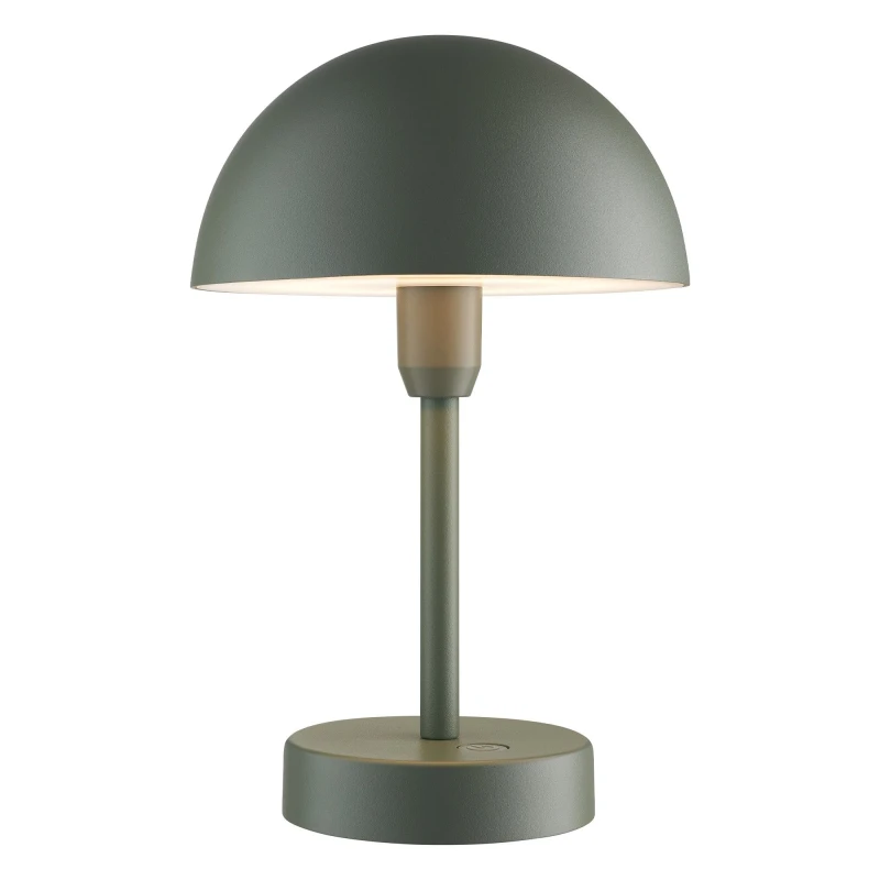 Image of Nordlux Ellen To-Go Outdoor Battery Light in Olive Green 25cm Tall Green unisex