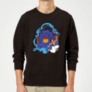 Disney Aladdin Cave Of Wonders Sweatshirt - Black - S