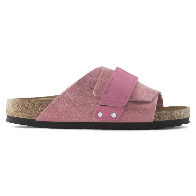 Image of Birkenstock Womens mules Birkenstock Kyoto Suede Leather Rose Female 37