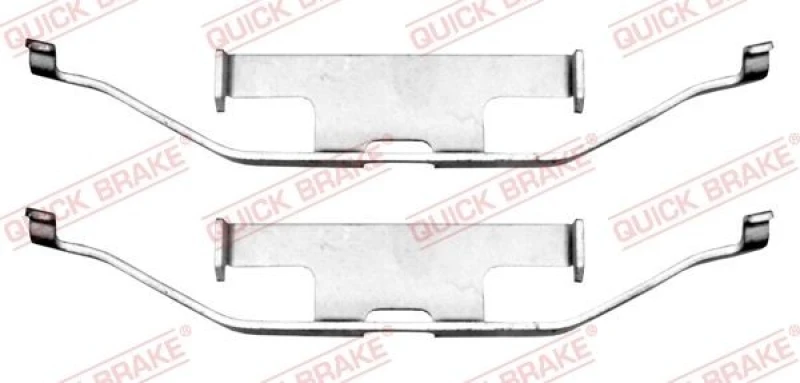 Image of QUICK BRAKE Brake pad fitting kit QUICK BRAKE 109-1682