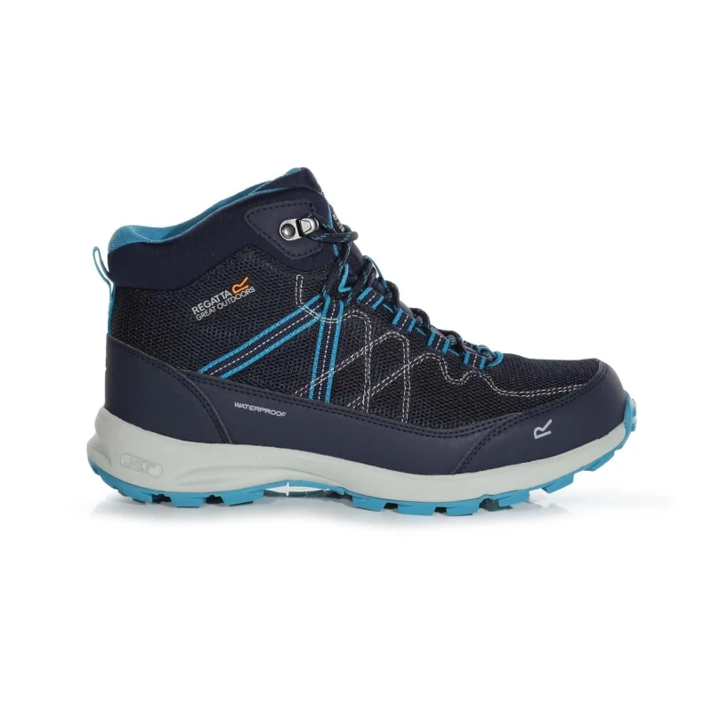 Image of Regatta Lady Samaris Lite Walking Boots - Blue Blue 5