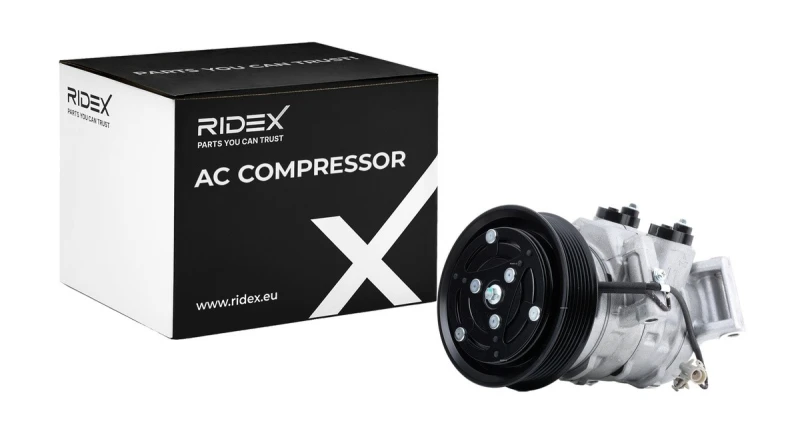 Image of Air conditioning compressor RIDEX 447K0319