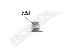 Image of ROMIX Clip, bumper CHEVROLET,CADILLAC,BUICK C70375