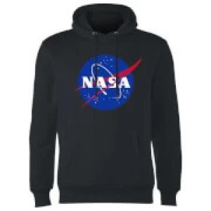 Image of NASA Logo Insignia Hoodie - Black - XXL