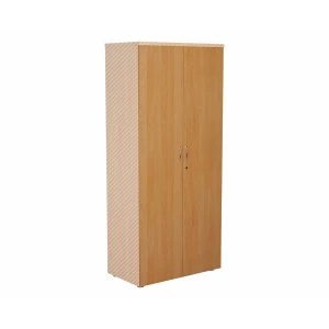 TC Office Lockable Doors for 1800mm High Bookcase, Beech