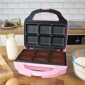 image of Global Gizmos 51390 Brownie Maker - Pink