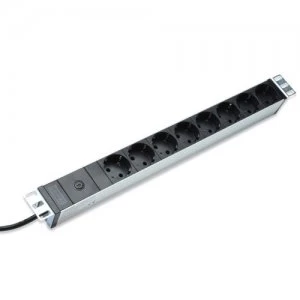 Image of Digitus DN-95410 power extension 2m 8 AC outlet(s) Black