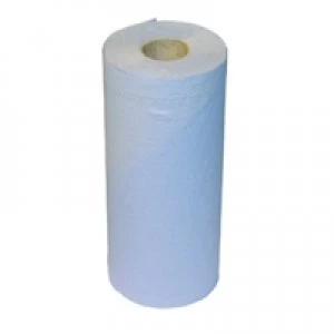 image of 2Work Blue 2 Ply Hygiene Roll 20" Pack of 12 KF03807