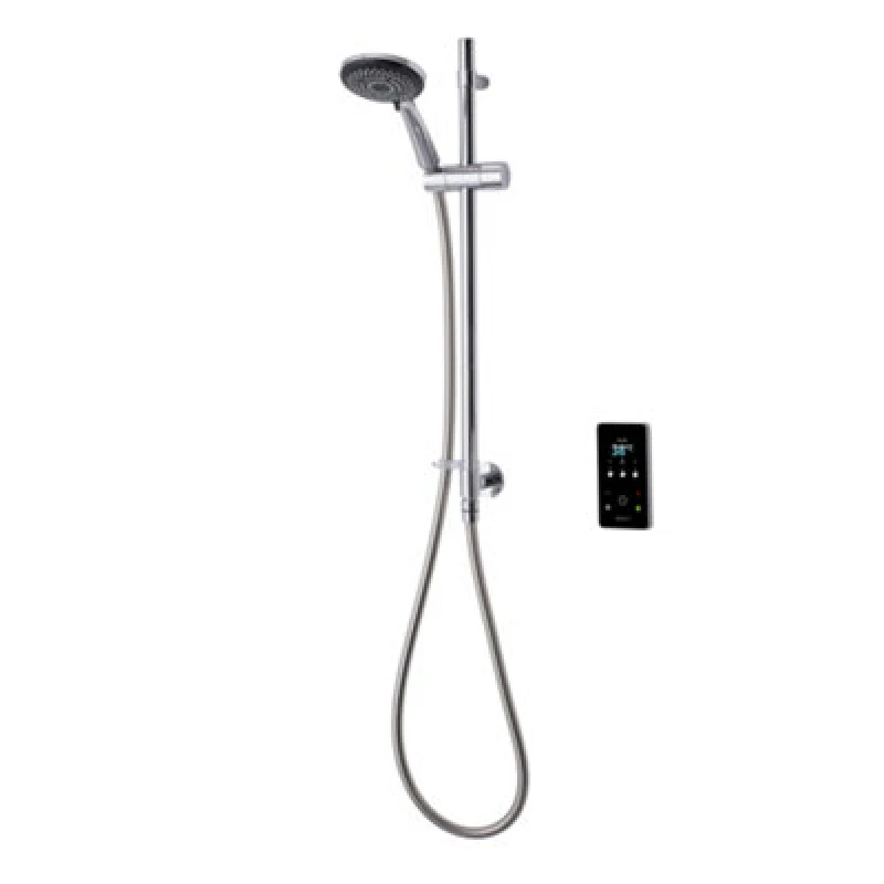 Image of Triton Gloss Silver Effect Thermostatic Electric Shower, 10.5Kw