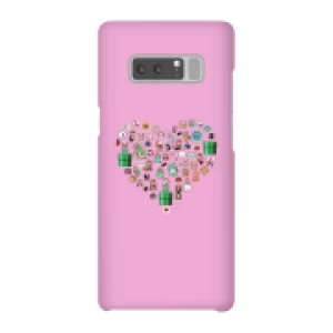 image of Pixel Sprites Heart Phone Case - Samsung Note 8 - Snap Case - Gloss