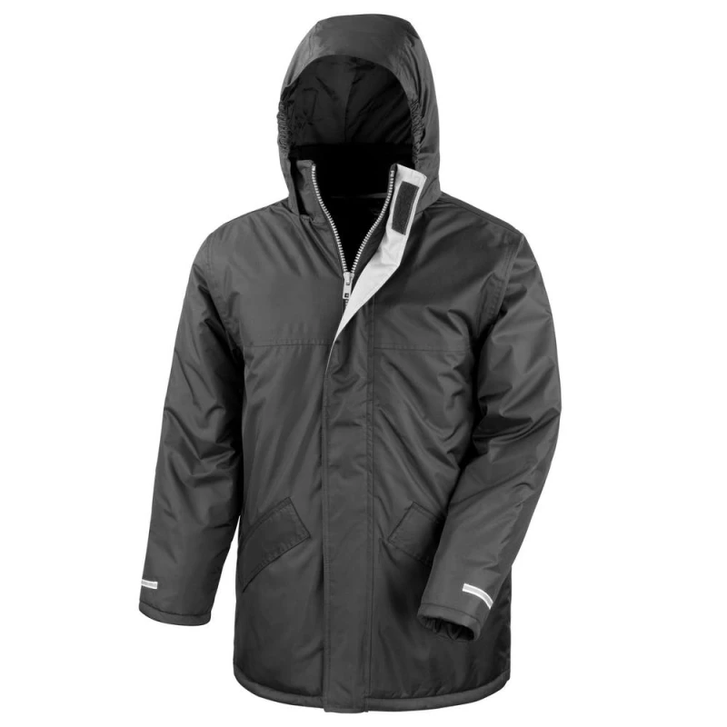 Image of Result Core Mens Winter Parka in Black Size: XS Black Male XS