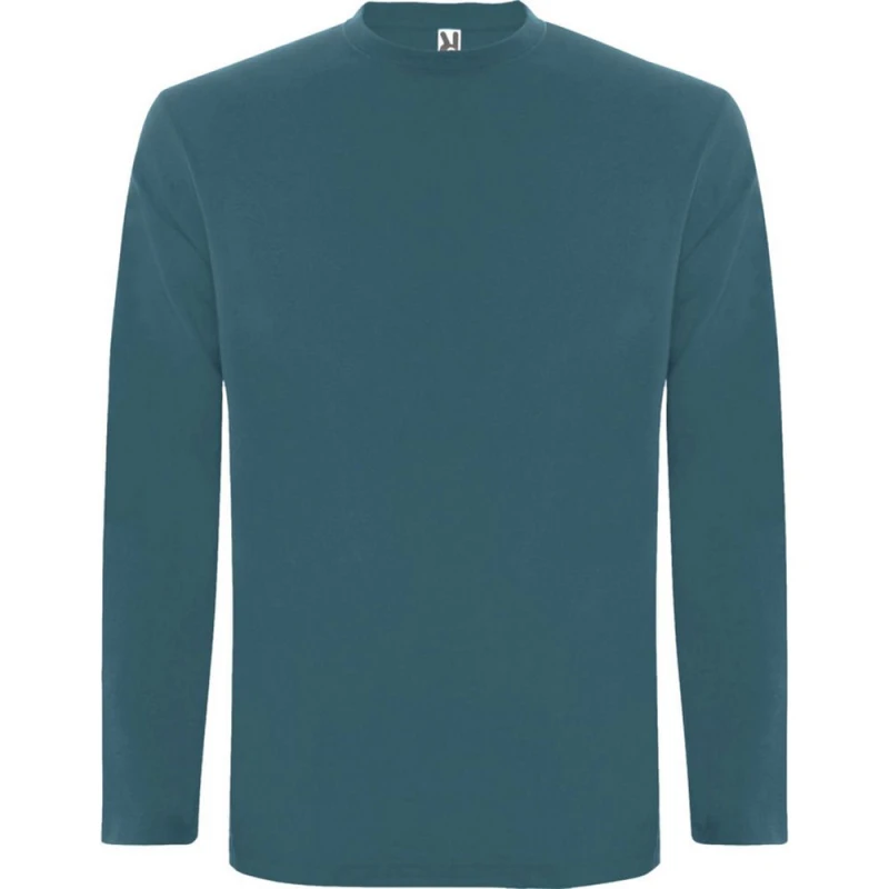 Image of ROLY ROLY Men Extreme Long-Sleeved T-Shirt in Blue Size: Small Blue S Male 5063574399869