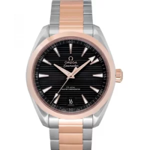 image of Seamaster Aqua Terra 150M Co-Axial Master Chronometer 41mm Automatic Grey Dial Gold Mens Watch