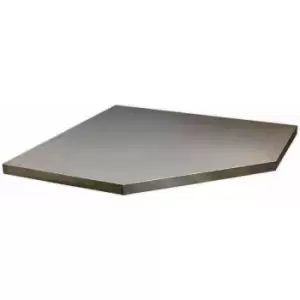 Image of 865mm Stainless Steel Worktop for ys02642 Modular Corner Cabinet