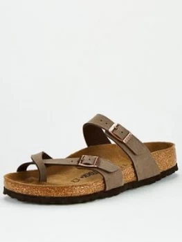 image of Birkenstock Mayari Regular Fit Flat Sandal - Mocha